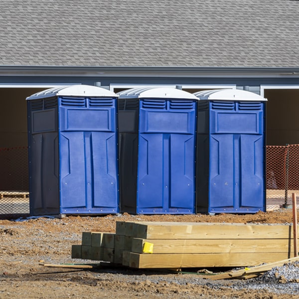 can i customize the exterior of the portable toilets with my event logo or branding in Springfield MI